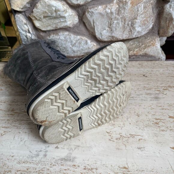 Sorel Cate the Great women’s lace up faux fur boots winter wear cozy outdoors - Picture 6 of 16